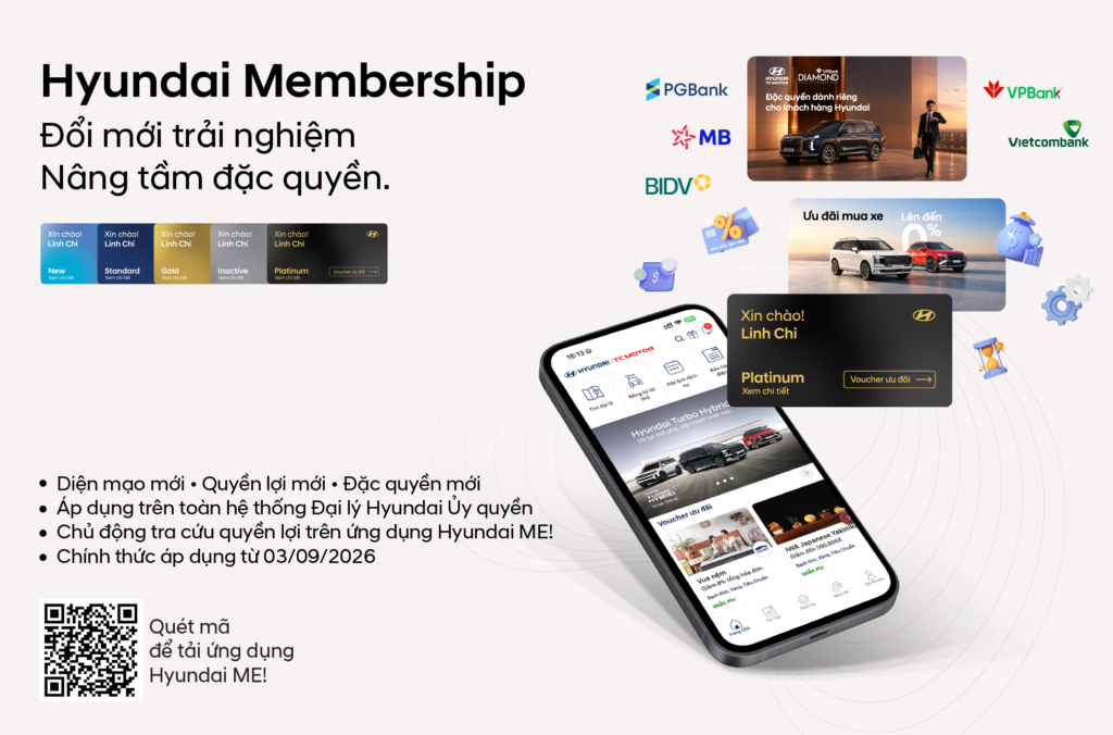 Hyundai Membership 2026 – Đổi mới trải nghiệm, nâng tầm đặc quyền
